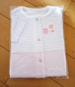 お値下げ【非売品】familiar 7分袖 春秋ロンパース 50~60