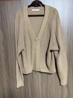 AMERICAN HOLIC ベージュ ニットカーディガン M