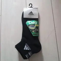 adidas 消臭ソックス 3足セット 24-26cm 黒