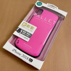 iPhone XR 耐衝撃ハイブリッドケース「PALLET」 ホットピンク