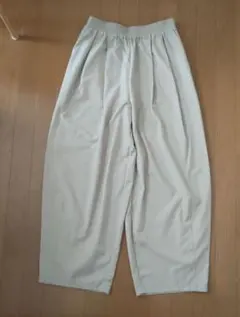 LOWRYS FARM ワイドイージーコクーンパンツ ベージュL