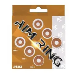 しまリス堂 AIM RING 2 ソフト 80番 オレンジ 6個