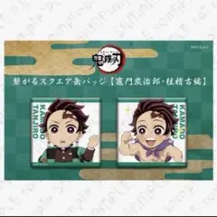 鬼滅の刃 繋がるスクエア缶バッジ 竈門炭治郎 遊郭編 炭子 - メルカリ