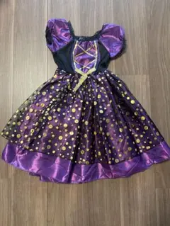 ハロウィン　魔女　キッズドレス　コスチューム　ウィッチ