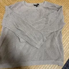 UNIQLOメッシュニット長袖トップス XL