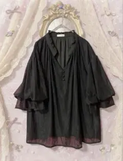 axes femme シアー総レースブラウスのサムネイル