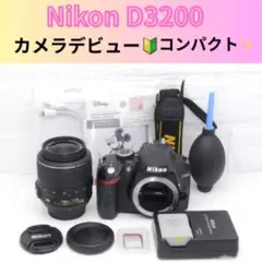 Nikon D3200☆初心者におすすめ☆届いてすぐに使える☆コンパクト☆のサムネイル