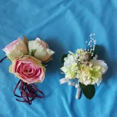 ２個セット☆お花のコサージュ