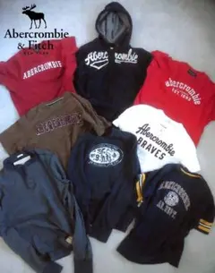 8点セット アバクロンビー＆フィッチ Tシャツ × パーカー XL まとめ売り