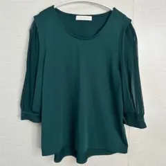 セシルマクビー M ブラウス　グリーン