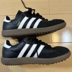 adidas Samba ブラック/ホワイト ゴルフシューズ