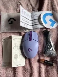 【開封/未使用品】LogicoolG G304 ワイヤレスマウス 紫