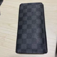 LOUIS VUITTON 長財布 ダミエグラフィット（イニシャル印字あり）