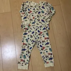 ブリーズ　恐竜と宇宙柄の100cmパジャマ上下セット