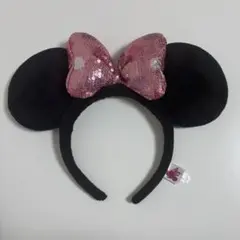 東京ディズニーリゾート ミニーマウス カチューシャ ミニー スパンコール 平成