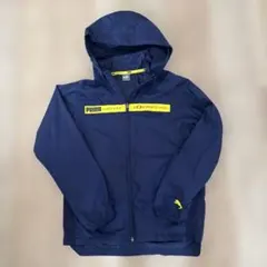 PUMA フード付き　ウィンドブレーカー160 ネイビー