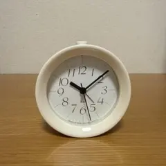 Riki Alarm Clock(リキアラームクロック) 　細字 ホワイト
