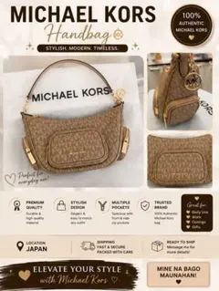 美品／新品未使用】MICHAEL KORS MERRITT 2WAYショルダー - メルカリ