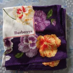 Burberrys 花柄 ハンカチ
