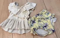 プティマイン　セパレート水着　80サイズ