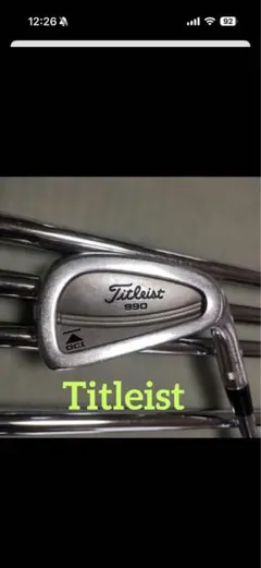 Titleist DCI 990 アイアンセットのサムネイル
