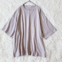 ウィムバイリドム Tシャツ 五分袖 オーバーサイズ M ゆるだぼ 綿100%のサムネイル