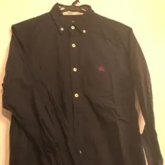 【バーバリー】長袖シャツ/ブラック／本物/激安/送料込