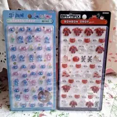 国内正規品　ボンボンドロップシール　スティッチ　ベイマックス　★Disney