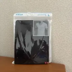 UNIQLO エアリズム VネックT(半袖)L size黒 メンズ