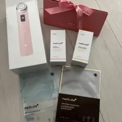 AGE-R ブースタープロ 美顔器 ピンク メディキューブ 収納ケース 美容液