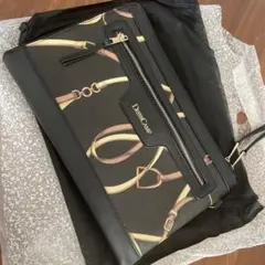 DRESSCAMP プリント柄 クラッチバッグ