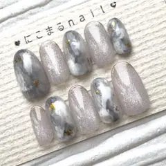 021】ネイルチップ マグネットネイル ニュアンスネイル - メルカリ