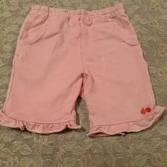 familiar 半ズボン 赤と白のストライプ