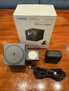 新発売 Anker 3-in-1 with MagSafe充電器Cube 2