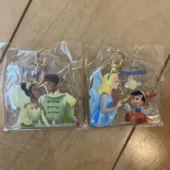 ディズニープリンセス グリッターキーホルダーセット