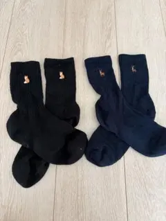 ワンポイントソックス2足