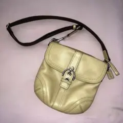 希少　COACH オールドコーチ 皮革製　ショルダーバッグ スマホショルダー