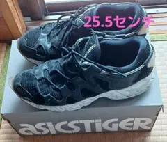 アシックス　25.5　ASICS Tiger　GEL-MAI BLACK　箱付きのサムネイル