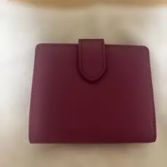 土屋鞄 二つ折り財布 レザー ミニウォレット 小銭入れあり ピンクのサムネイル