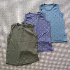 タンクトップ 3枚セット コットン