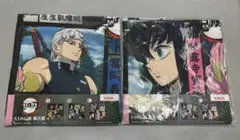 鬼滅の刃　ちりめん風風呂敷　2個セット