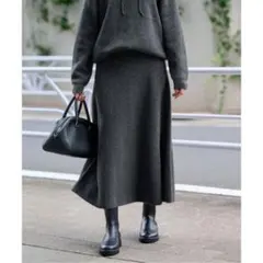 SLOBE IENA スローブイエナ　エアリーニットスカート