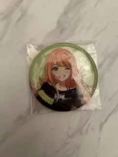 学園アイドルマスター グリッター缶バッジ　紫雲清夏