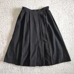 00s Y2K プリーツスカート 黒 L 平成ギャル スクールガール キュプラのサムネイル