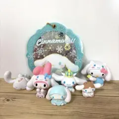 サンリオ シナモロール フィギュア クリスマス キーホルダー 7点 まとめ売り