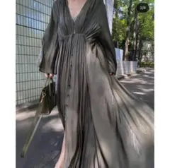 AmeriVINTAGE MEDI GATHER NEGLIGEE DRESS - メルカリ