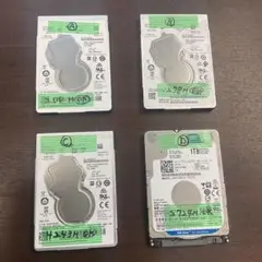 【正常判定】　2、5 インチHDD 1TB 4台｛3000時間迄］A〜D