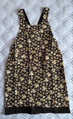 SOFIA VALENTINO 花柄　ブラック　エプロン　未使用品　M〜Lのサムネイル