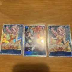 ワンピース カードゲーム　レベッカ２枚＋サボ１枚