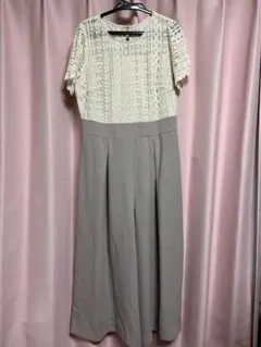 パーティードレス　レースパンツセットアップ